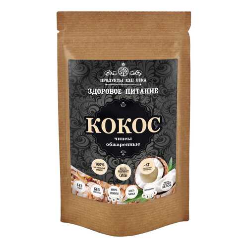 Кокосовые чипсы Продукты XXII века обжаренные 100 г в Мария-Ра