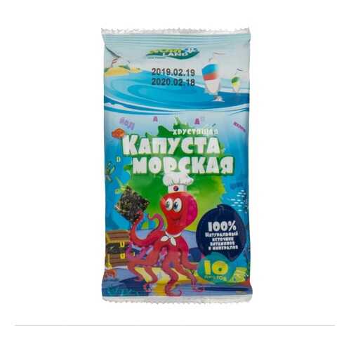 Морская капуста NORI LAND Осьминожка сушеная 4.5г Южная Корея в Мария-Ра