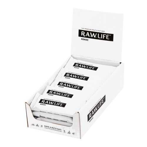 Орехово-фруктовый батончик R.A.W. LIFE «Кокос» (20 шт. в уп.) в Мария-Ра