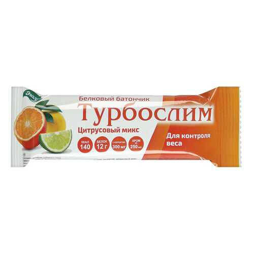 Турбослим Эвалар батончик цитрусовый микс белковый 50 г в Мария-Ра