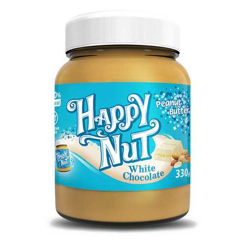 Арахисовая паста Happy Life Happy Nut с белым шоколадом 330 г в Мария-Ра