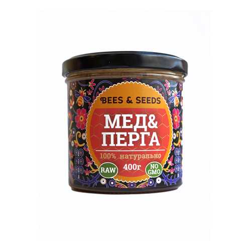 Медовый урбеч Bees&Seeds. Натуральный продукт с мёдом и пергой, 400 г в Мария-Ра