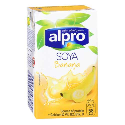 Напиток соево-банановый Alpro обогащенный кальцием и витаминами 0.25 л в Мария-Ра