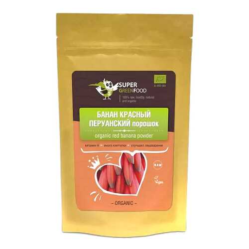 Банан красный Super Green Food перуанский 100 г в Мария-Ра