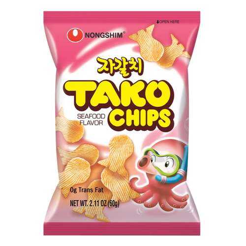 Чипсы Nongshim тако с морепродуктами 60 г в Мария-Ра