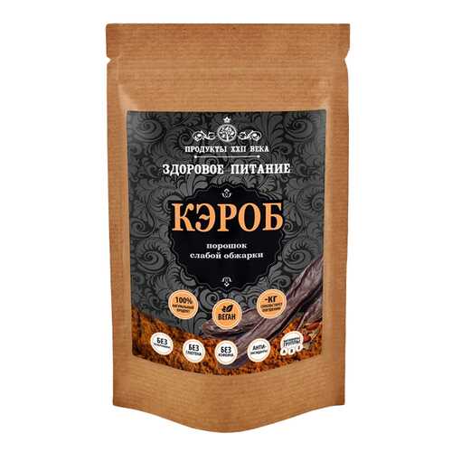 Кэроб Продукты XXII века порошок слабой обжарки 100 г в Мария-Ра