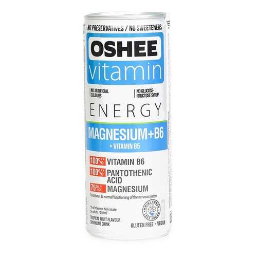 Напиток газированный фруктовый Oshee Magnesium+В6 0.25мл ж/б Польша в Мария-Ра