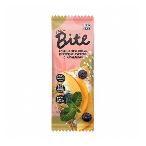Хлебцы хрустящие c амарантом, кукурузно-рисовые Bite 30 г в Мария-Ра