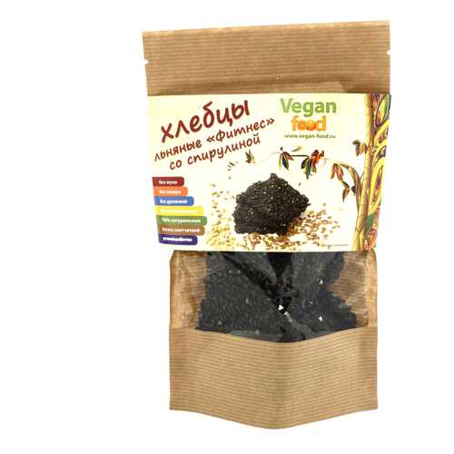 Хлебцы льняные Vegan-food фитнес со спирулиной 100 г в Мария-Ра