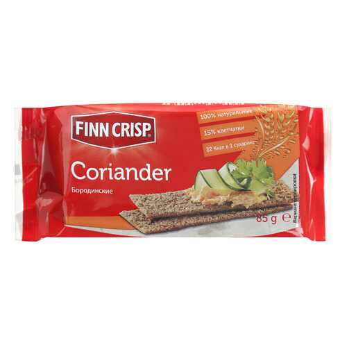 Сухарики Finn Crisp бородинские с кориандром 85 г в Мария-Ра