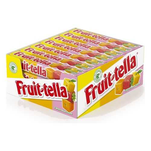 Конфеты Fruit-tella жевательные ассорти 21*41 г в Мария-Ра