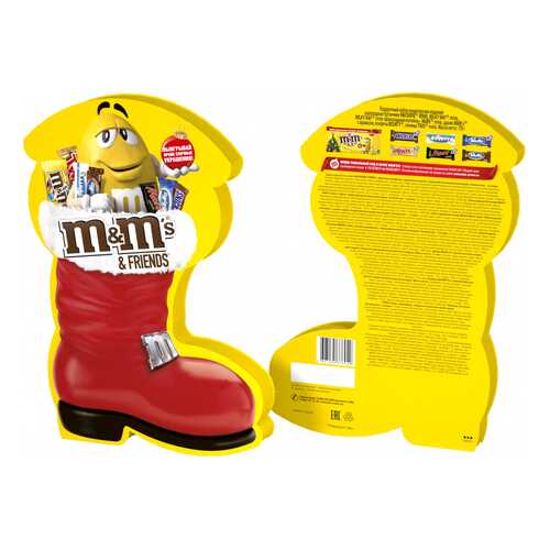 Конфеты M&M's сапожок подарок Новый год 183 г в Мария-Ра