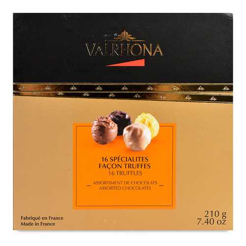 Шоколадные конфеты Valrhona с трюфельной начинкой 210г Франция в Мария-Ра
