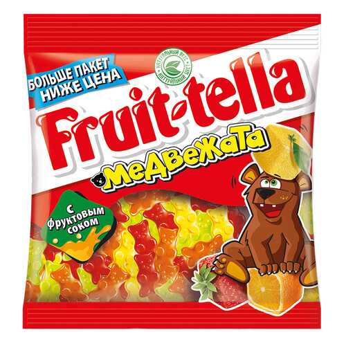 Мармелад Fruit-tella медвежата жевательный с натуральным фруктовым соком 150 г в Мария-Ра