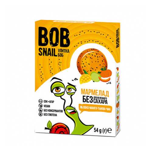 Мармелад фруктово-овощной Яблоко, манго, тыква, чиа Bob Snail 54 г в Мария-Ра