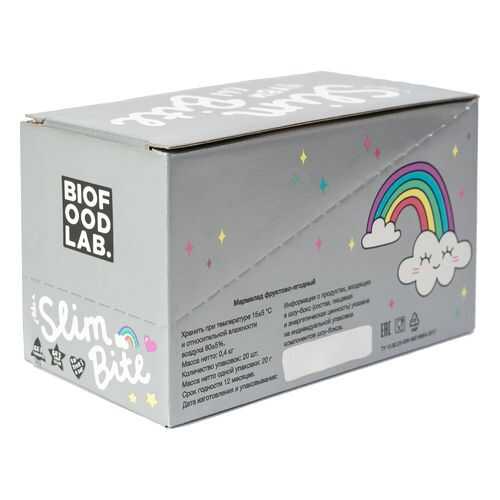 Мармелад Фруктово-ягодный Bite Slim Unicorn Черная Смородина 20 штук по 20 г в Мария-Ра
