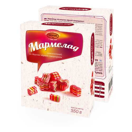 Мармелад семислойный со вкусом черной смородины 350г в Мария-Ра