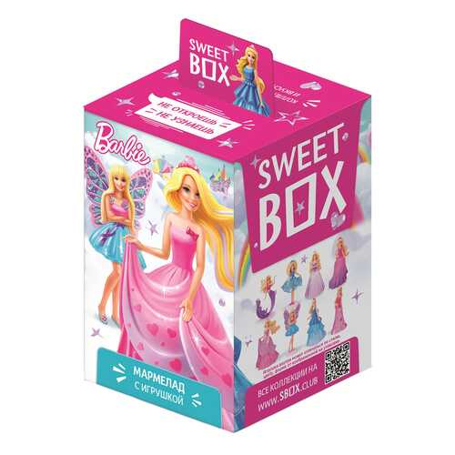 Мармелад Sweet box barbie с игрушкой в коробочке 10 г в Мария-Ра