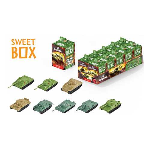 СВИТБОКС WORLD OF TANKS 2 Мармелад с игрушкой в коробочке , 12 шт в уп в Мария-Ра