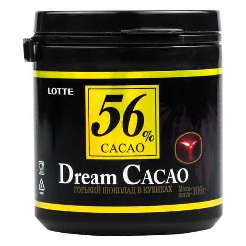 Шоколад горький Lotte dream cacao 56% в кубиках 106 г в Мария-Ра