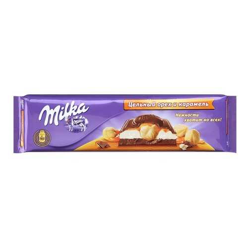 Шоколад молочный Milka цельный орех и карамель 300 г в Мария-Ра