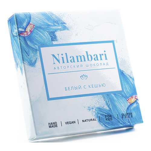 Шоколад Nilambari белый с кешью 65 г в Мария-Ра