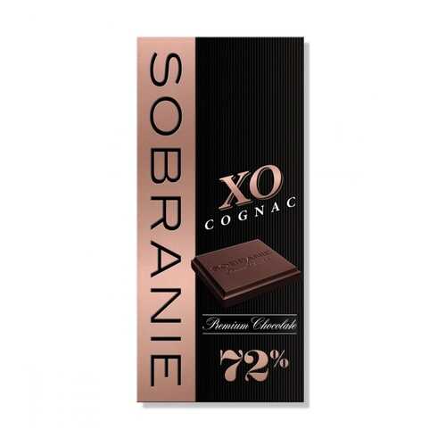 Шоколад Sobranie XO Cognac, горький, с коньяком , 90 гр в Мария-Ра