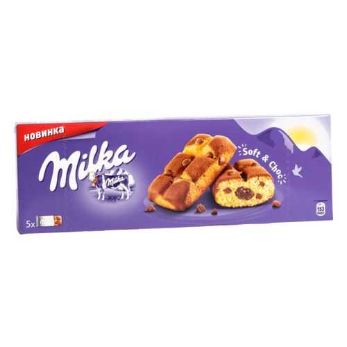 Пирожное бисквитное Milka с шоколадной начинкой 175 г в Мария-Ра