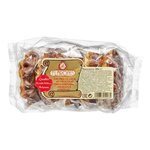 Гофры Flaronis Льежские в шоколаде 300 г Бельгия в Мария-Ра