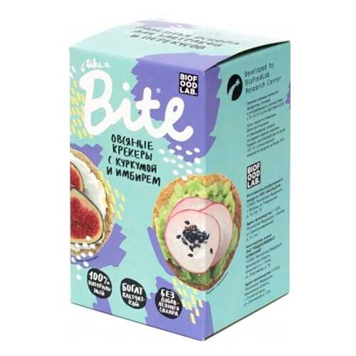 Крекеры овсяные Take a Bitey с куркумой и имбирем 200 г в Мария-Ра