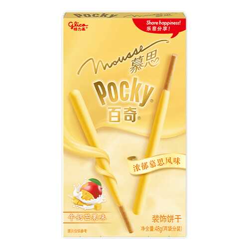 Палочки Glico Pocky со вкусом сливочное манго 48 г в Мария-Ра