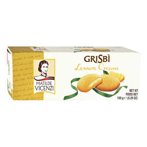 Печенье GriSbi с начинкой из лимонного крема 150 г в Мария-Ра