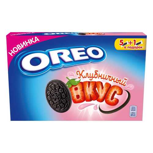 Печенье Oreo с какао и начинкой клубника 228 г в Мария-Ра