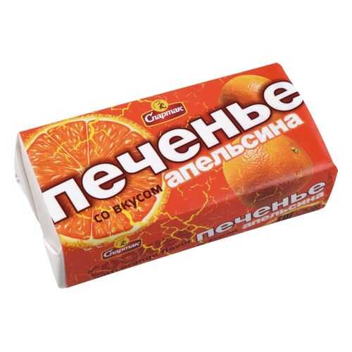 Печенье Спартак со вкусом апельсина 90 г в Мария-Ра