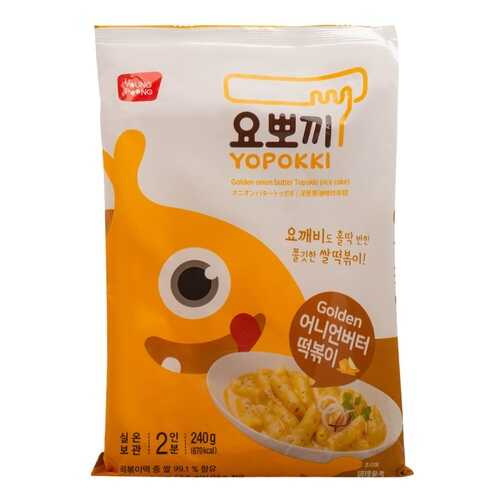 Рисовые клецки Youngt Poong топокки с соусом вкус сыра 240г Южная Корея в Мария-Ра