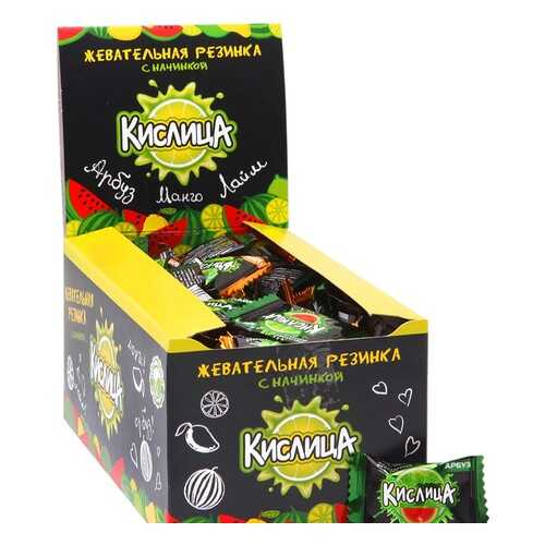 Жевательная резинка Кислица с начинкой в Мария-Ра
