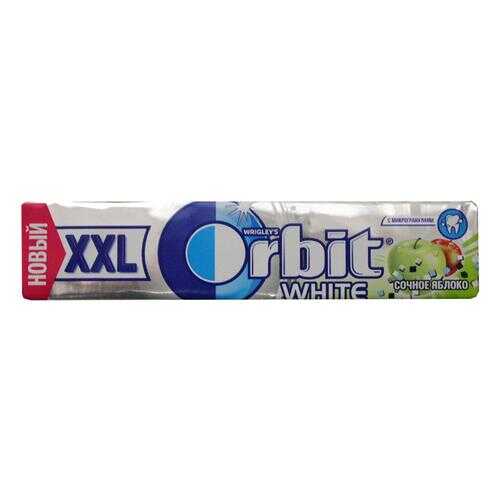 Жевательная резинка Orbit белоснежный сочное яблоко XXL 20 штук 20.4 г в Мария-Ра