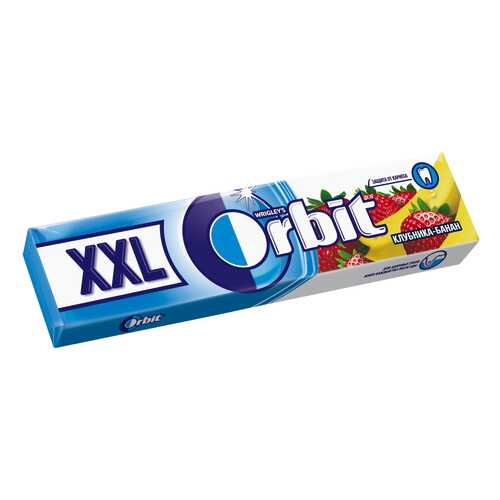 Жевательная резинка Orbit xxl с ароматом клубники/банана б/сахара 20.4 г в Мария-Ра