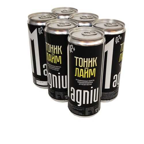 Функциональный напиток MagniuM Тоник-Лайм 6 банок по 0,33л. в Мария-Ра