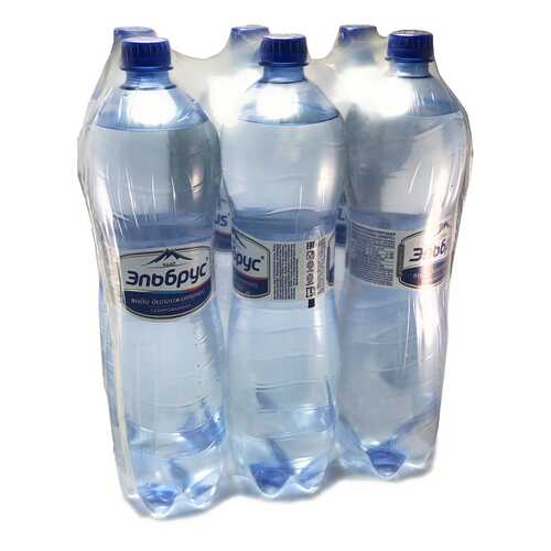 Вода Эльбрус минеральная газированная 1.5 л 6 штук в Мария-Ра