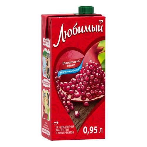Напиток сокосодержащий Любимый гранатовый сезон 0.95 л в Мария-Ра