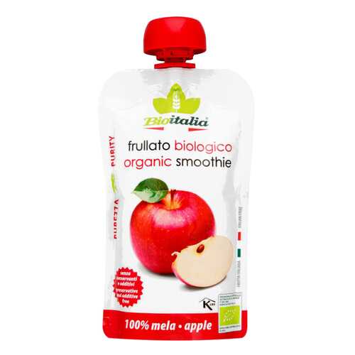 Пюре Bioitalia из яблока смузи 120 г в Мария-Ра